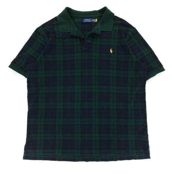 POLO Ralph Lauren Tartan Plaid Cotton Piqué Polo Tailored Old Money Quiet Luxury